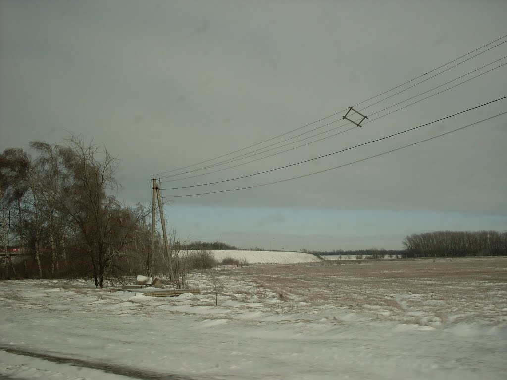 Навыезде из Аксая. 17/01/2010.