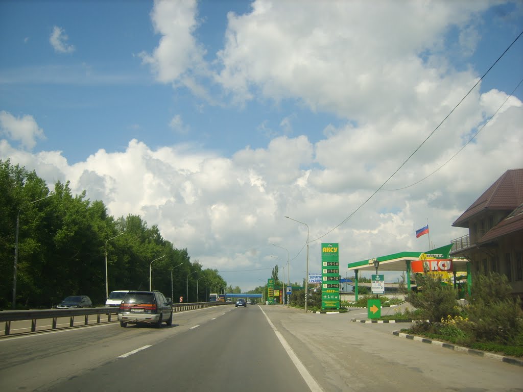 Облака и трасса Дон за Аксаем. 25/05/2009