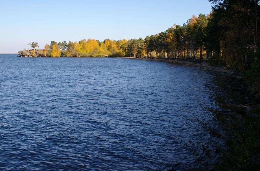 Берега озера Синара / Coast of the lake Sinara (04/10/2007)