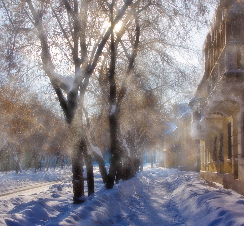 Kirov street. Blizzard — Улица Кирова. Метель