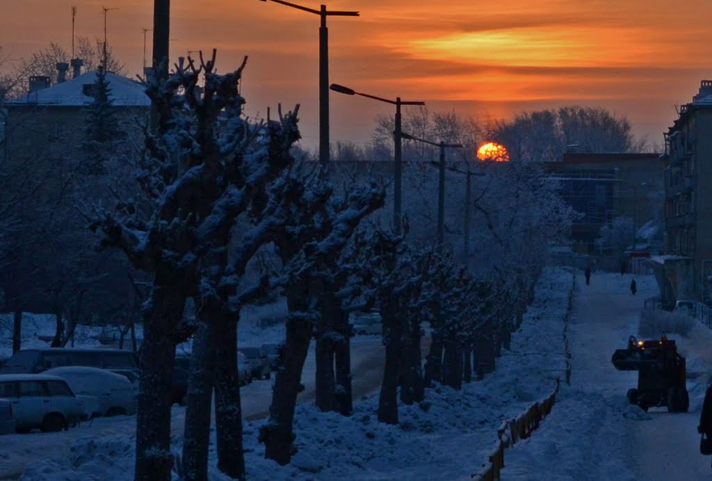 Cold sunrise