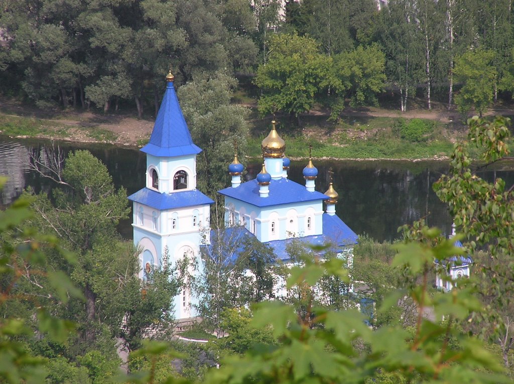 Аша. Вид на Церковь с Липовой горы.