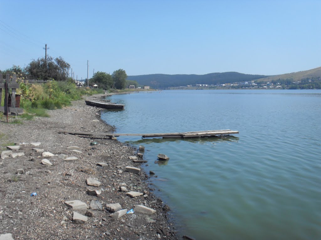 Городской пруд - вода отступила