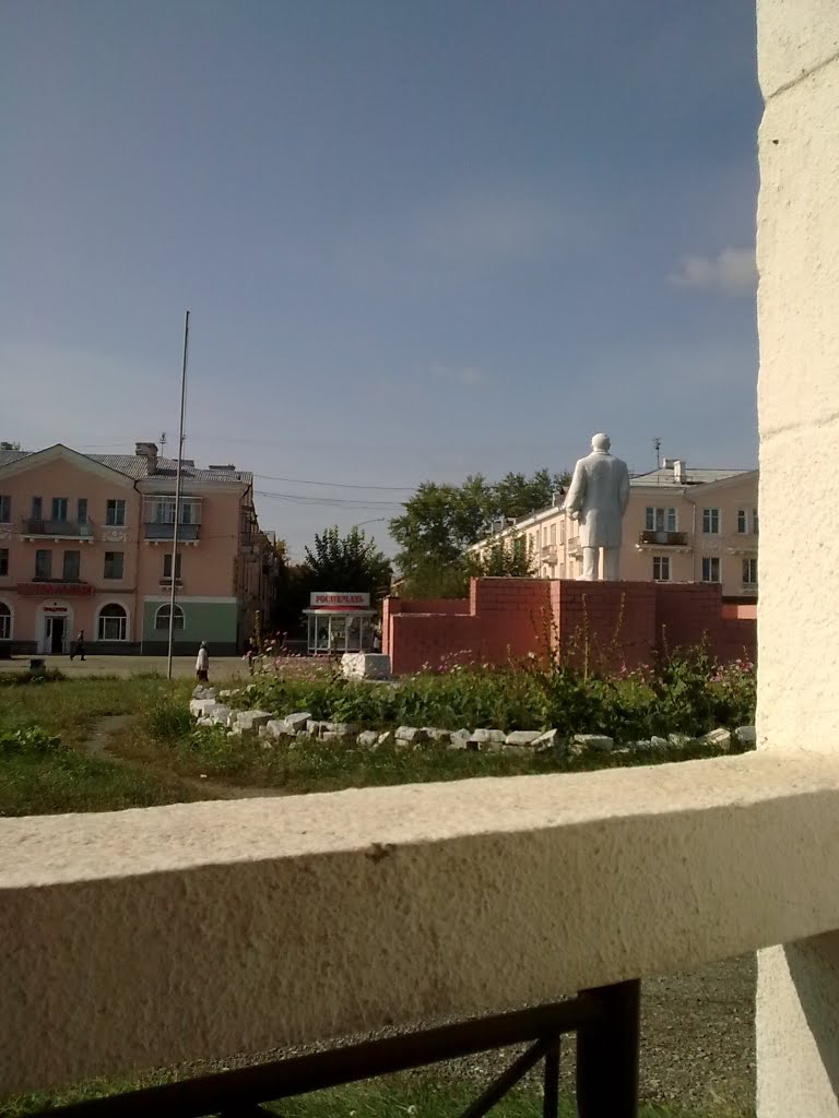 Ленин со спины