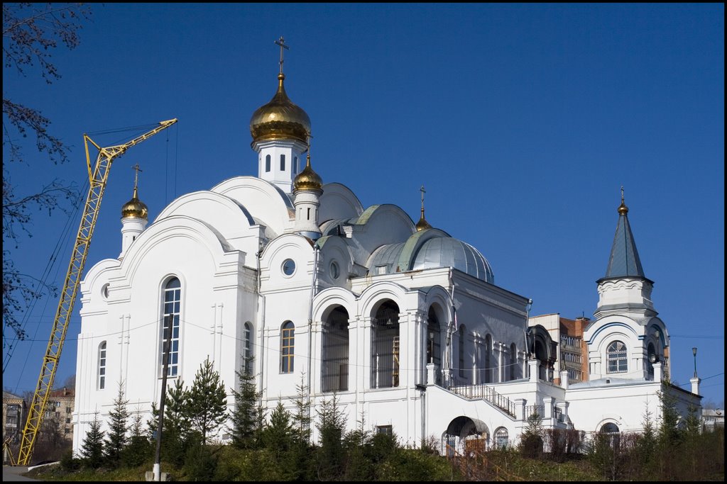 A new temple construction would be completed soon.