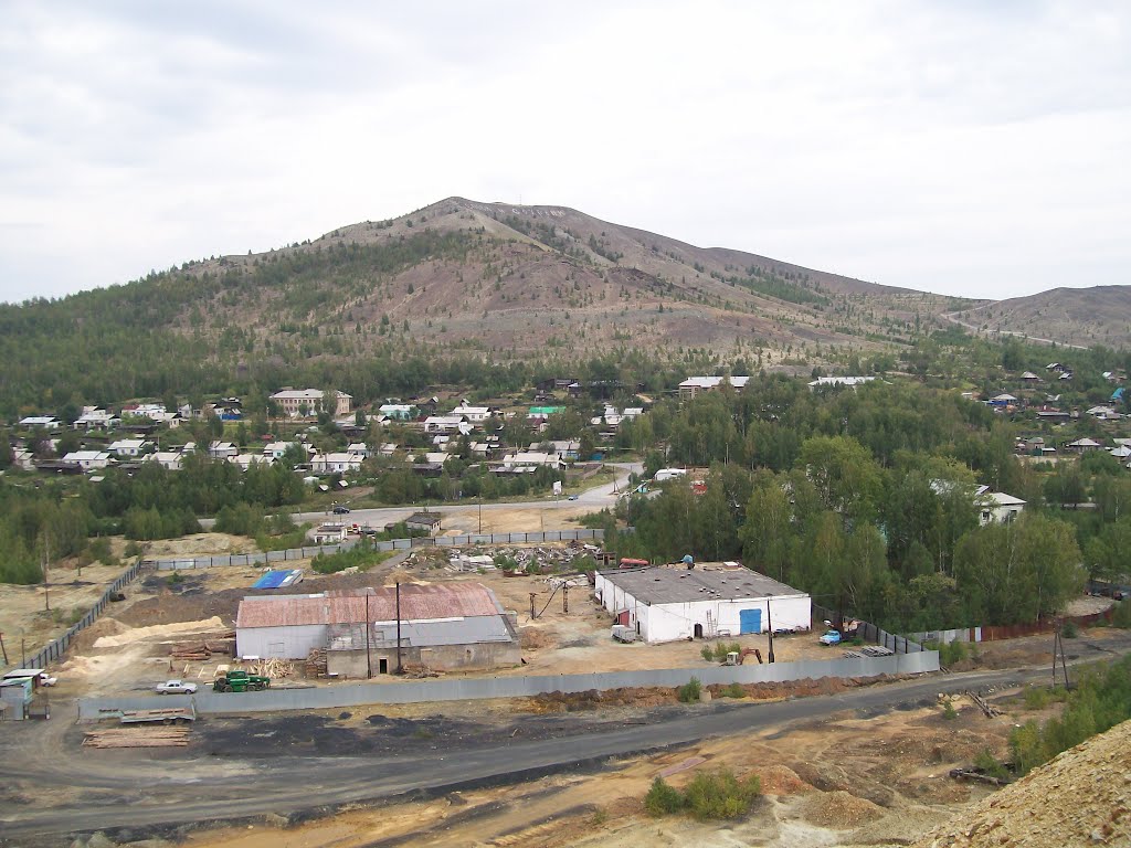 Вид с террикона на восток / On top the slagheap. Look to the east