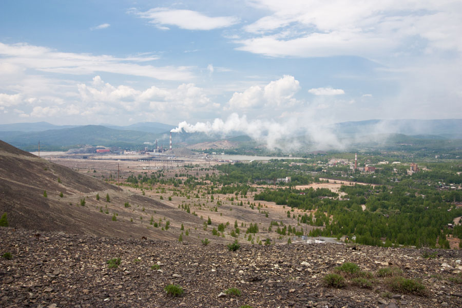 Карабаш. Вид с Лысой горы
