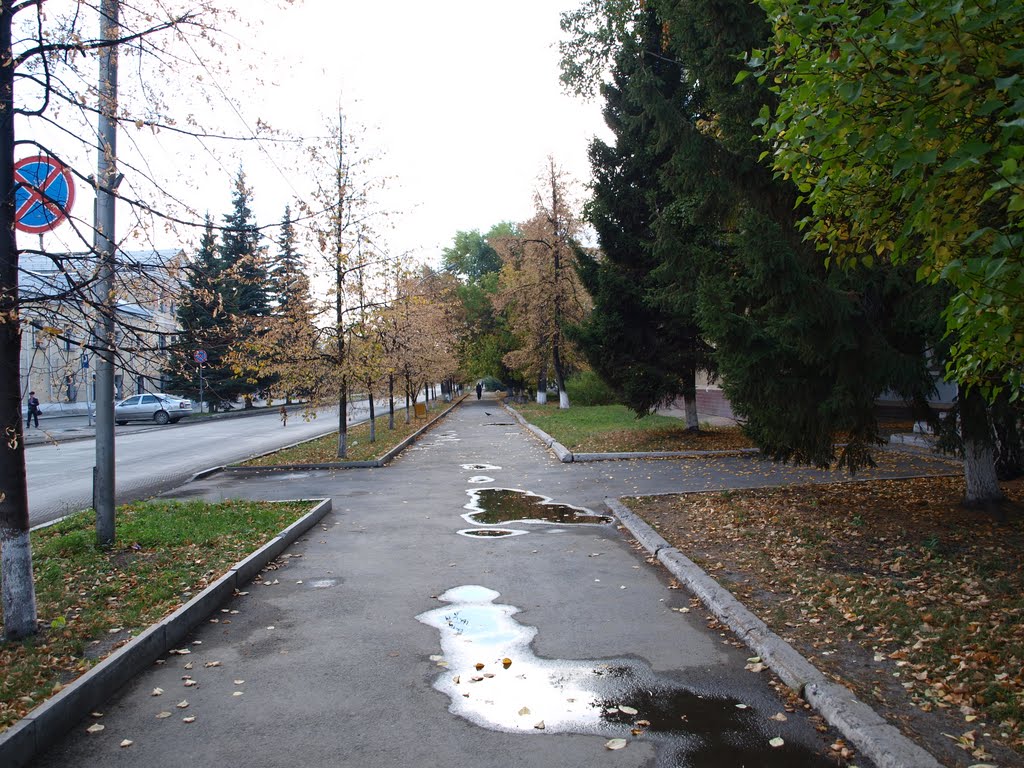 Осень на улице Ленина