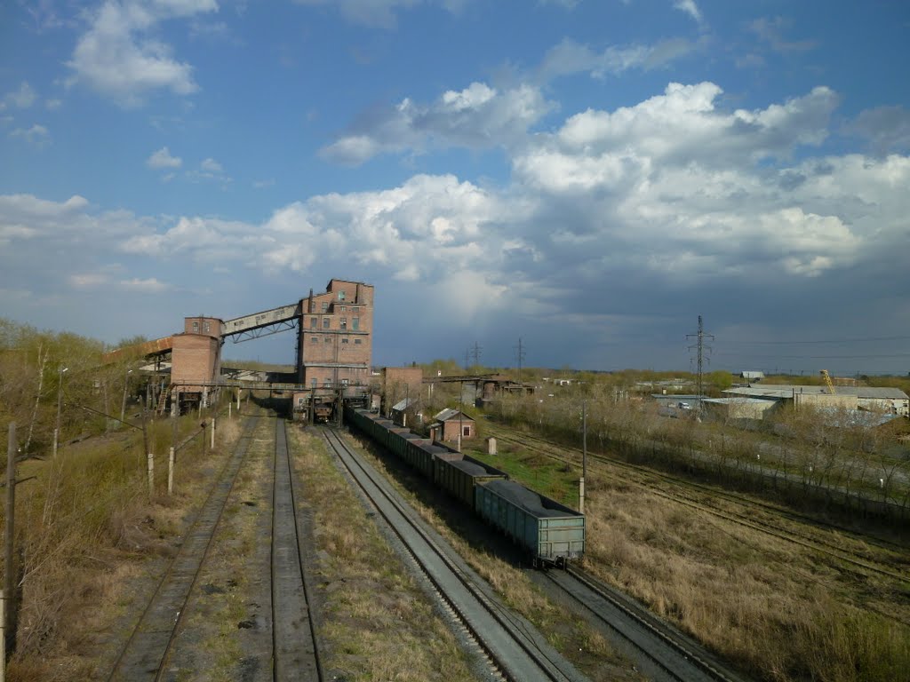 Ж-д пер. у разреза Коркинский 2 мая 2010
