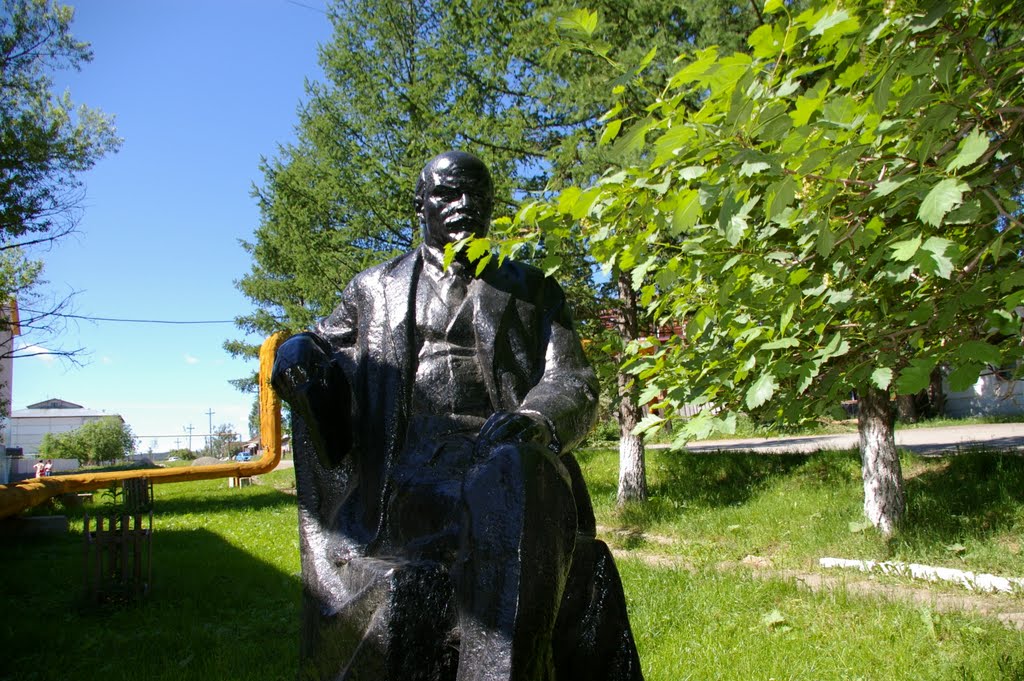 Kusa, monument for Lenin
