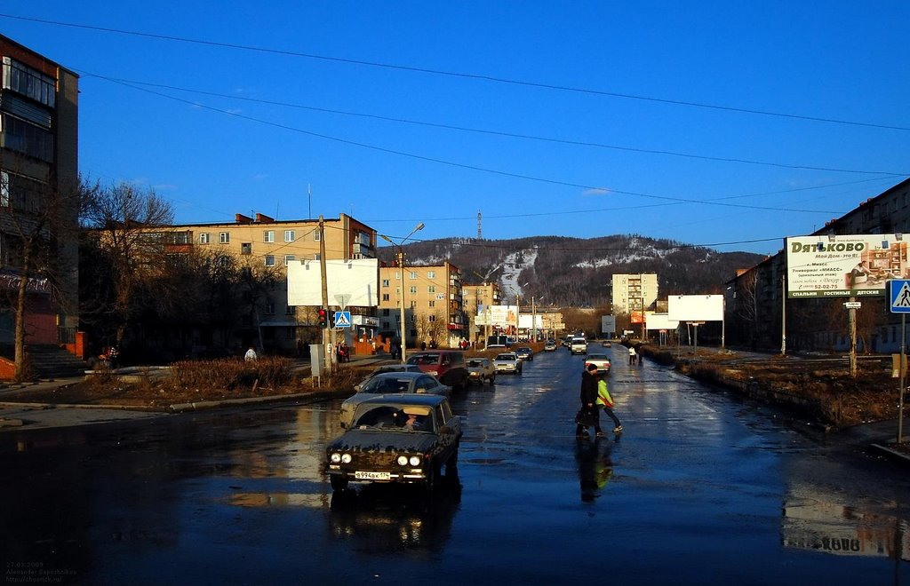 Миасс, улица Лихачёва / Likhachyov Street, Miass