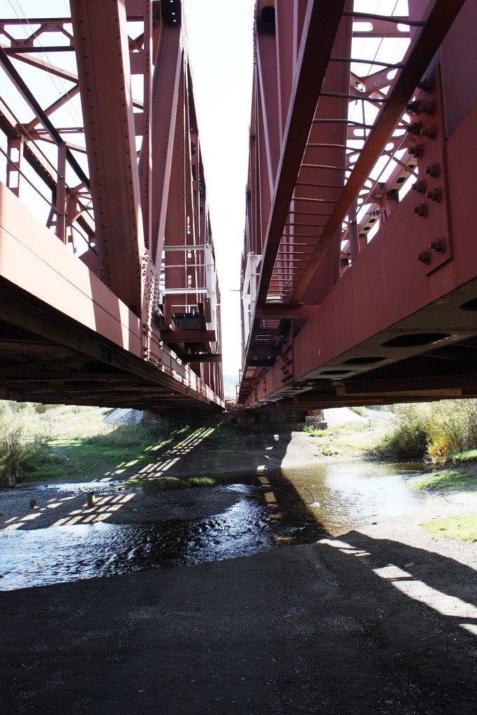 Железнодорожный мост. р.Миасс / Railway bridge. Miass river