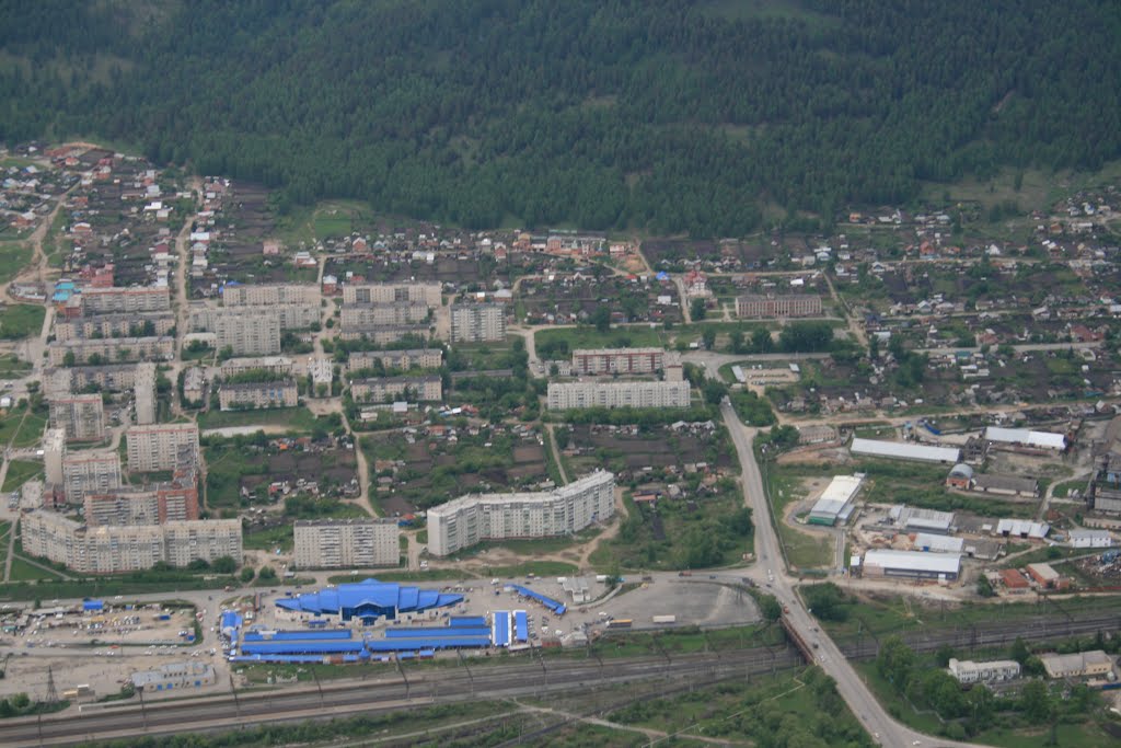 Район Рассвет. Вид с воздуха / Miass. Avtozavod district