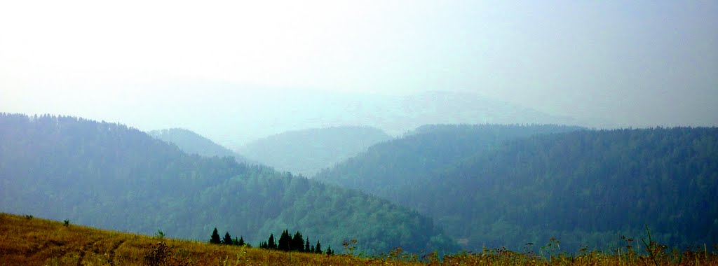 Горы на горизонте