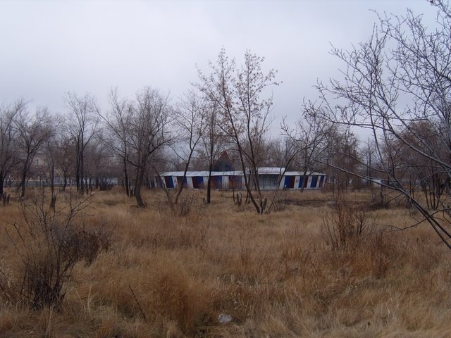 Осенний парк (вид на танцплощадку)