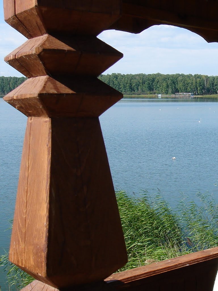 Belvedere over lake