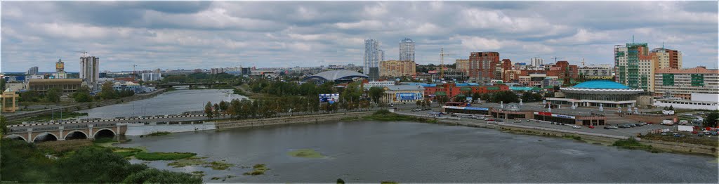 Набережная реки Миасс (сентябрь 2010)