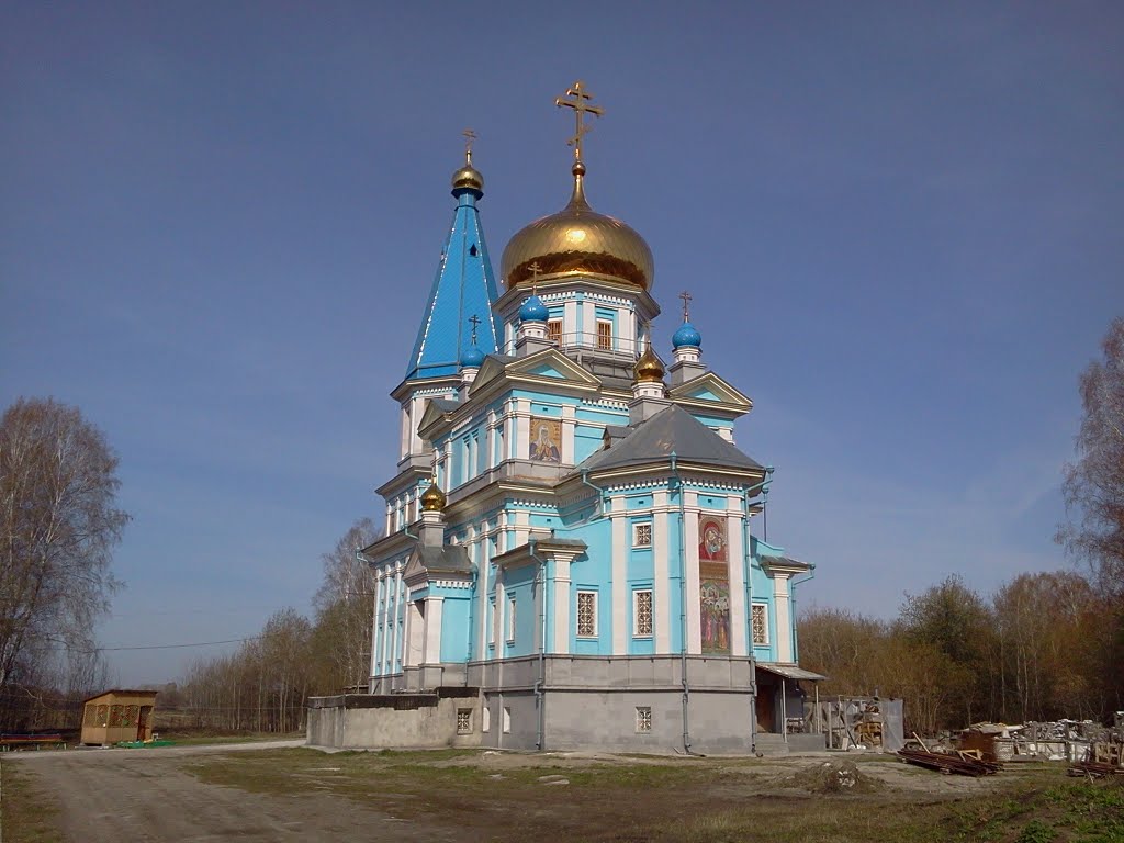 2011-04,  Новосибирская область, г. Краснообск. Казанско-Сергеевский храм/ Novosibirsk Oblast, Krasnoobsk town. Kazansko-Sergeyevsky church.