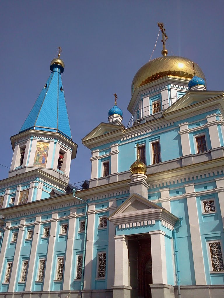 2011-04, Новосибирская область, г. Краснообск. Казанско-Сергеевский храм/ Novosibirsk Oblast, Krasnoobsk town. Orthodox Kazansko-Sergeevskaya Church.