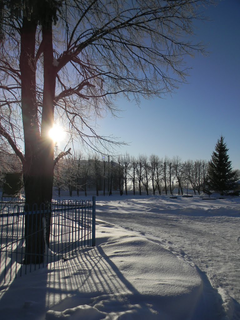 Закат.