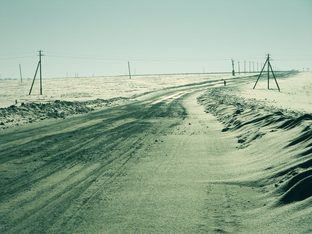 Зимная дорога.