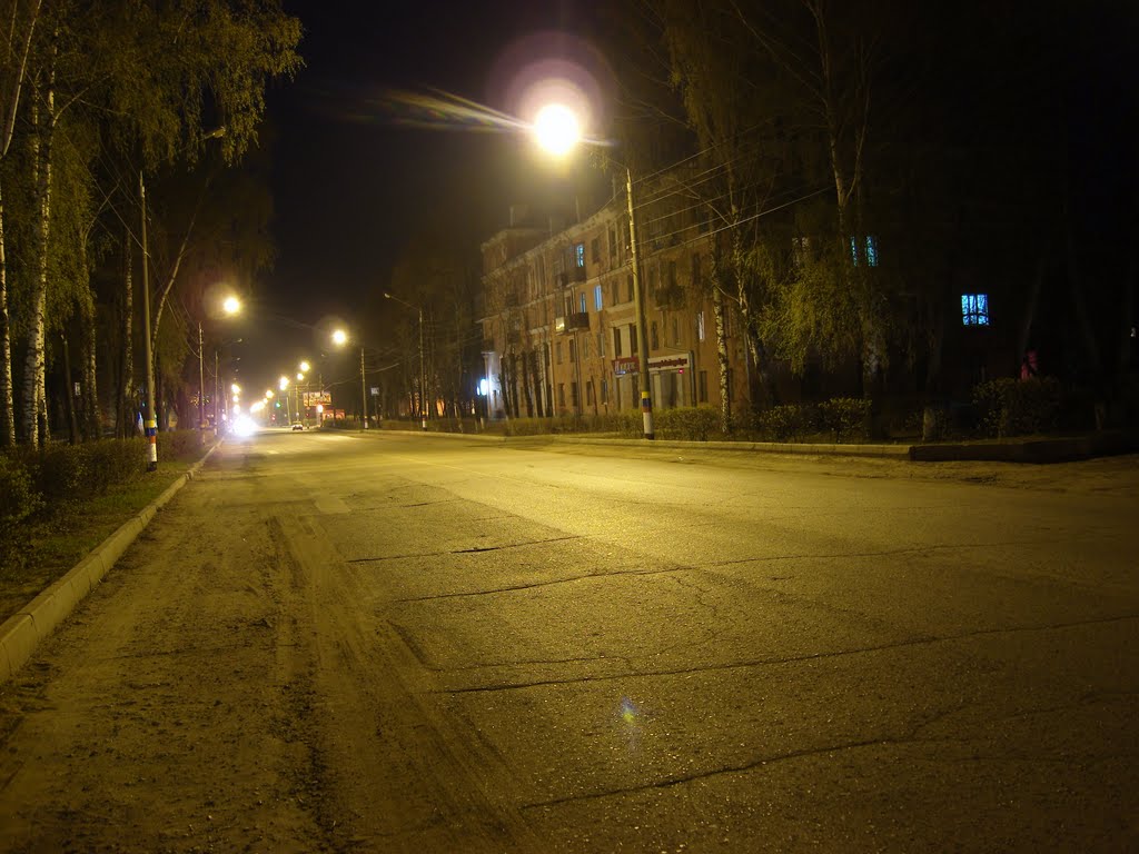 Проспект ночью
