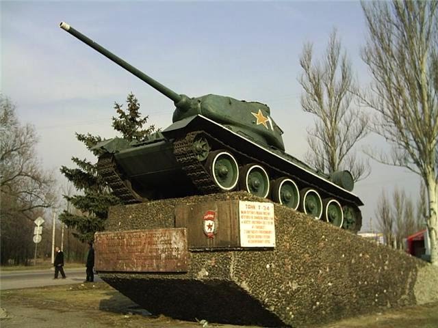 Ussr-Tank verleden.  Mei 2007