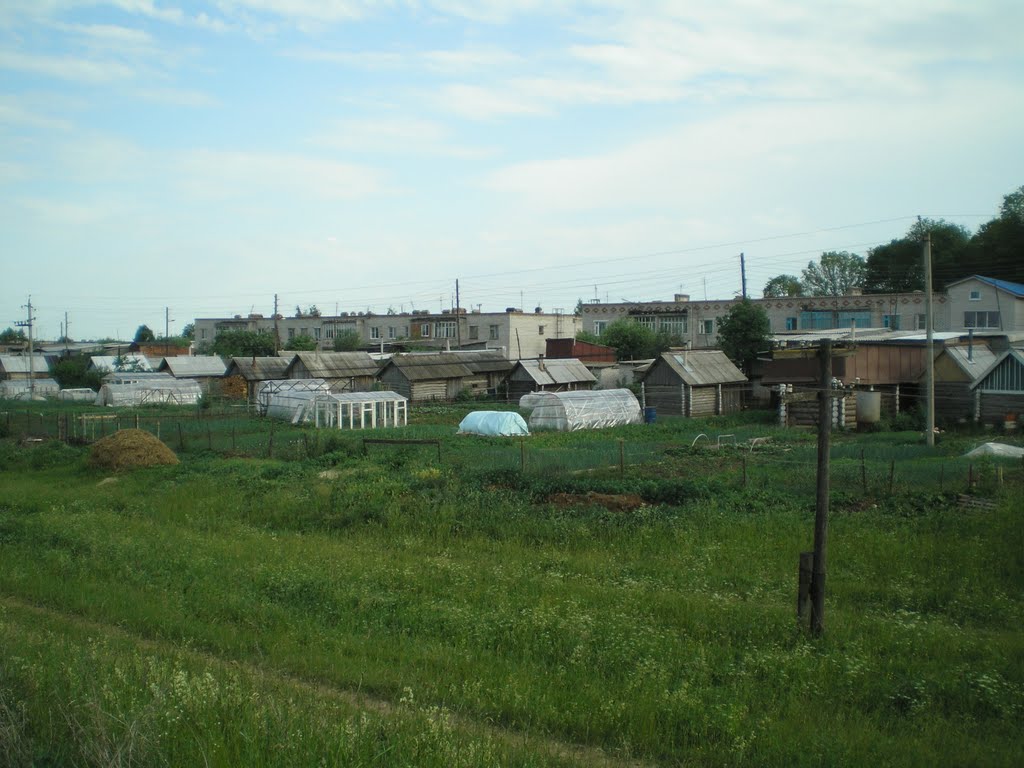 Огороды двухэтажек