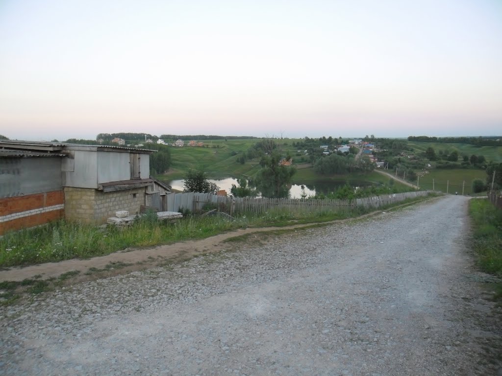 Поворот на пруд с улицы Карла Маркса