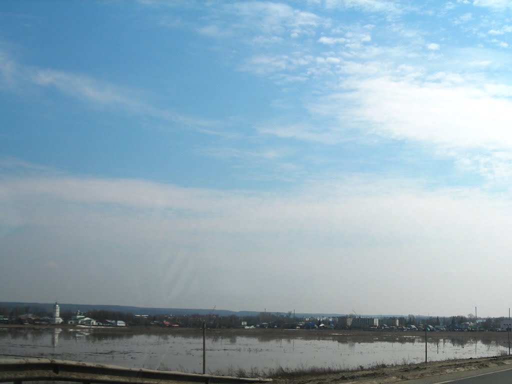 Цивильск. Разлив Цивиля. Апрель 2012