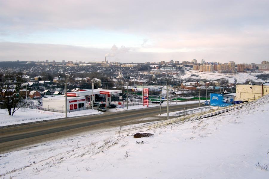 Вид на Северо-Западный район города и 30-ю автодорогу / View of the Northwest district of the city and the 30th motorway (03/01/2009)