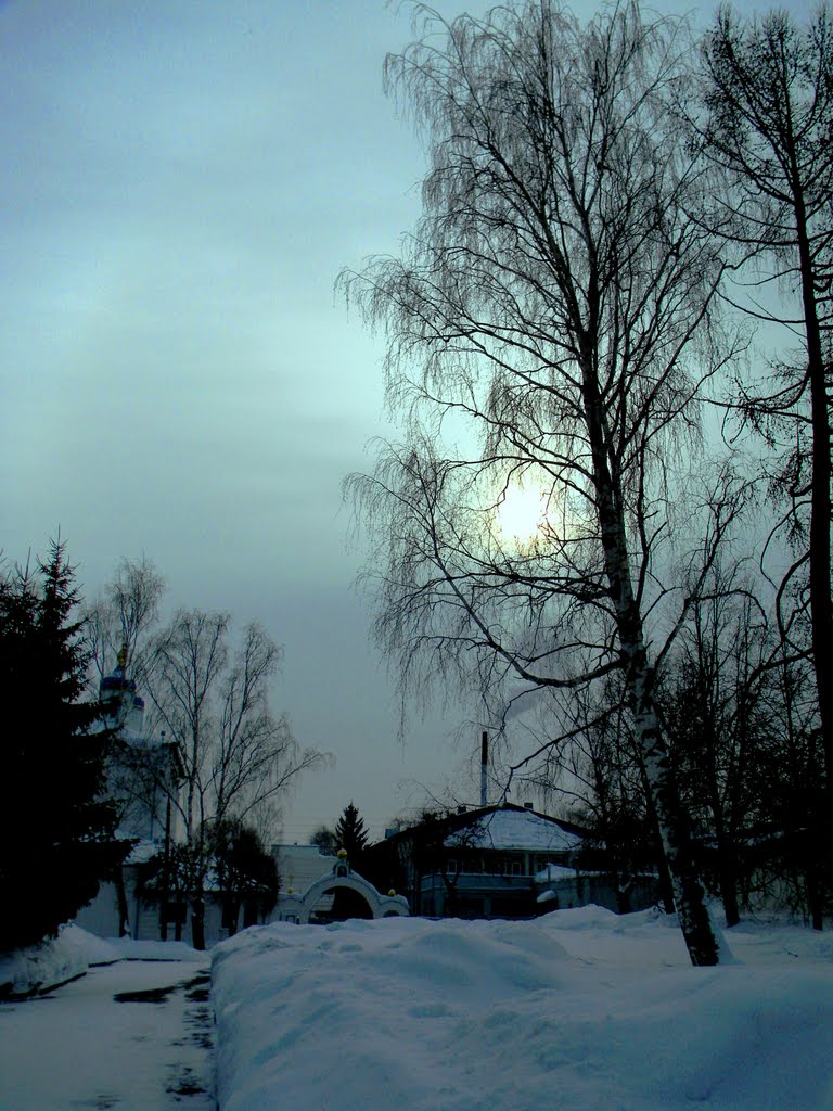 Зимнее солнце.