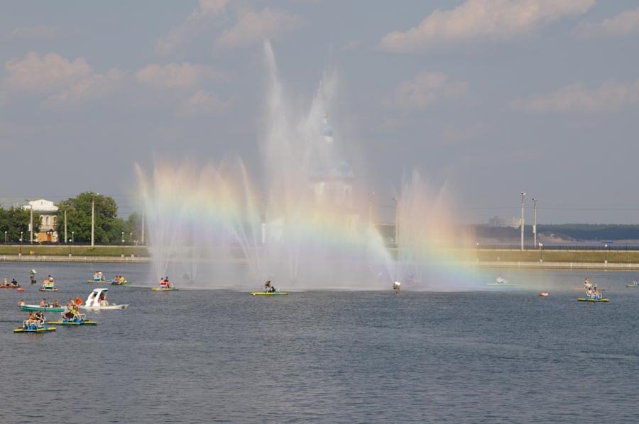Один из фонтанов на Заливе / One of fountains of the Gulf (14/08/2007)