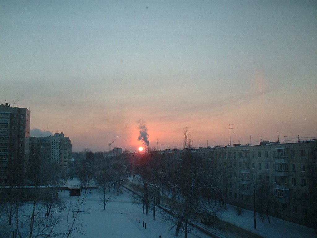 Street in winter