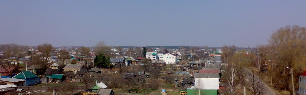слева