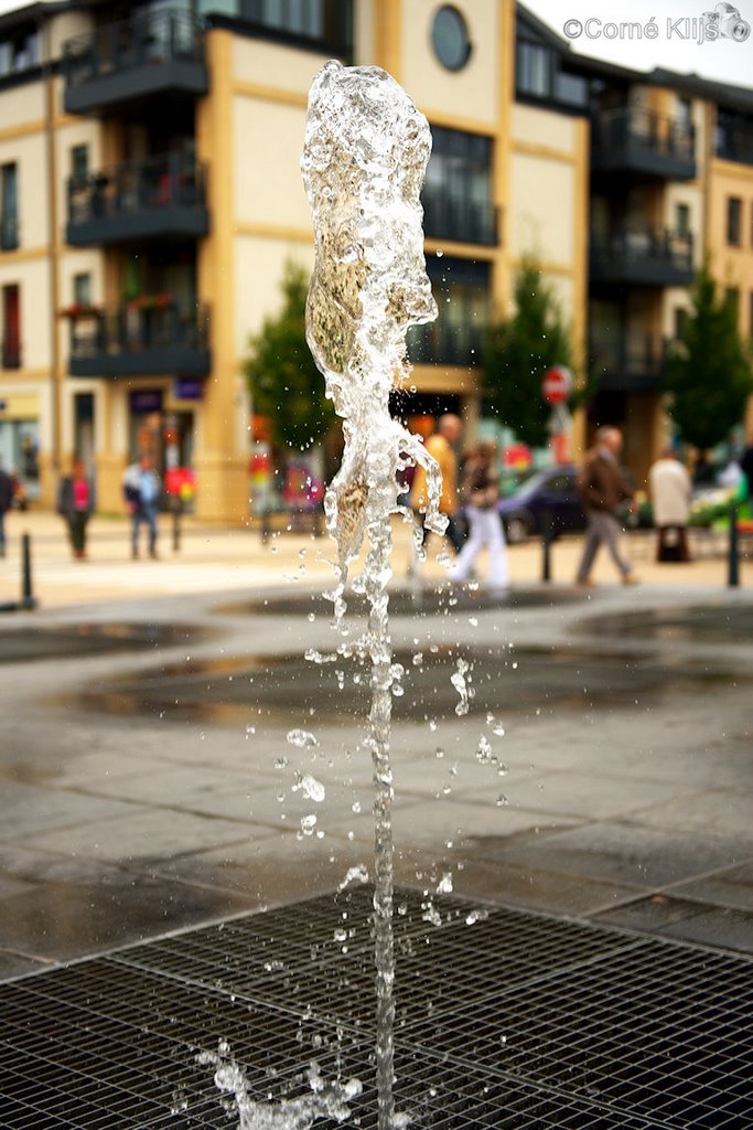 Roosterfontein op het Place Didier in Arlon (B)