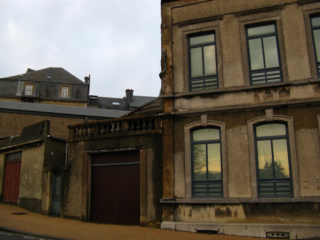 Alte Häuser in Bahnhofsnähe