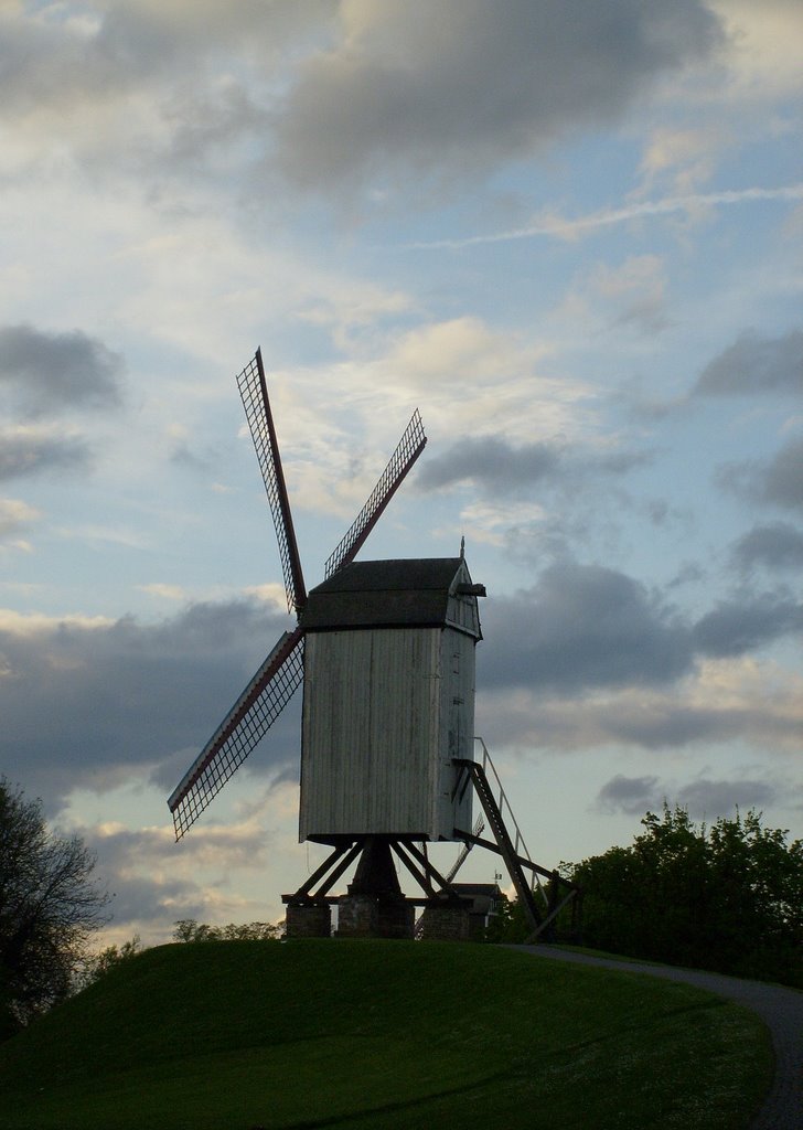 Brugge: a windmill
