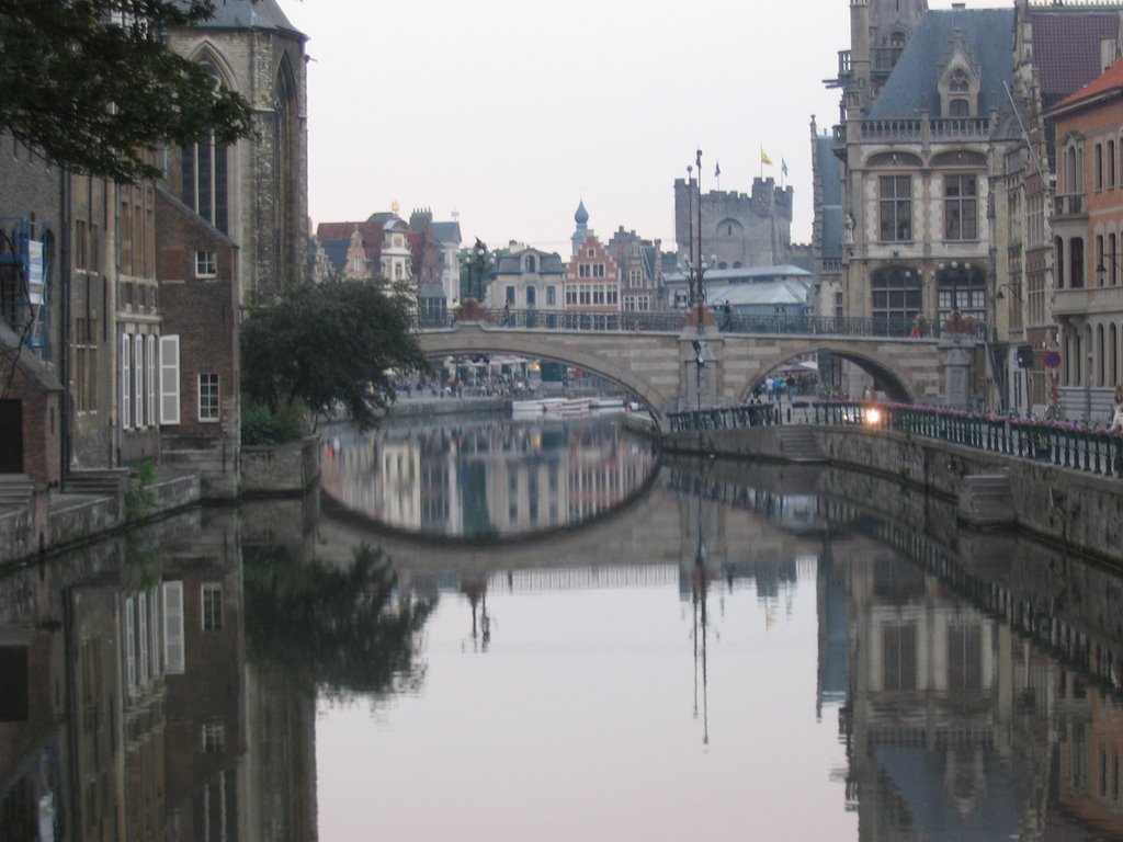 Prachtige Leie in de avond