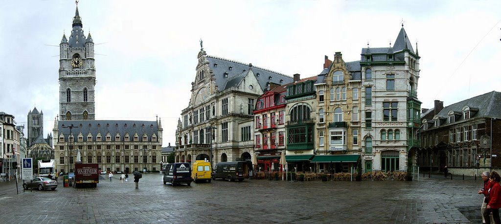 Sint Baafsplein (5 pic stitch)