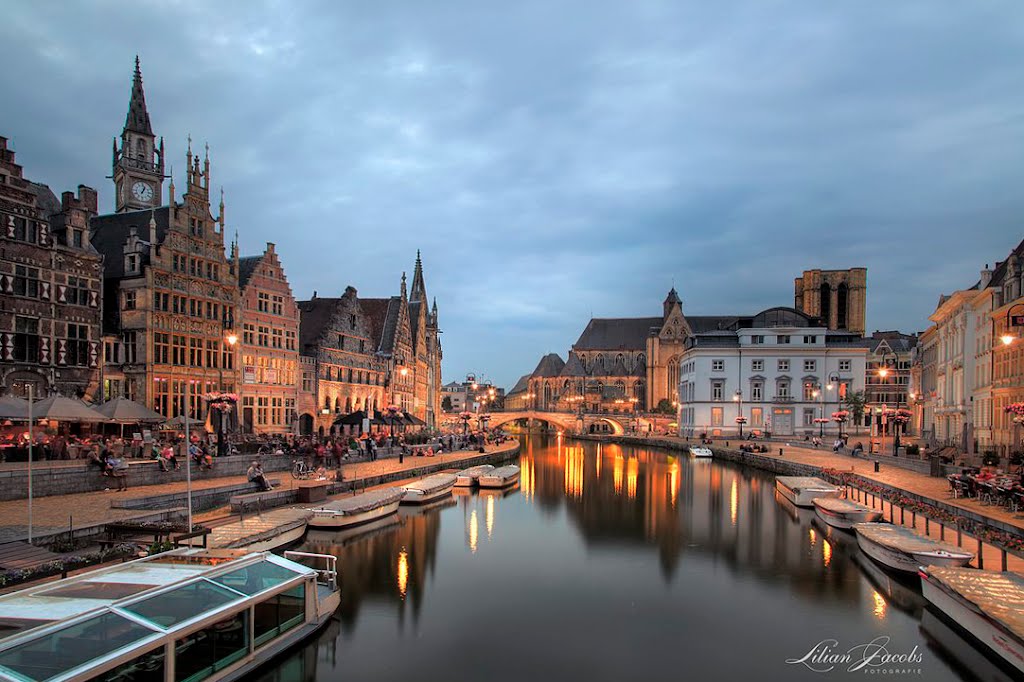 Graslei , Gent , België