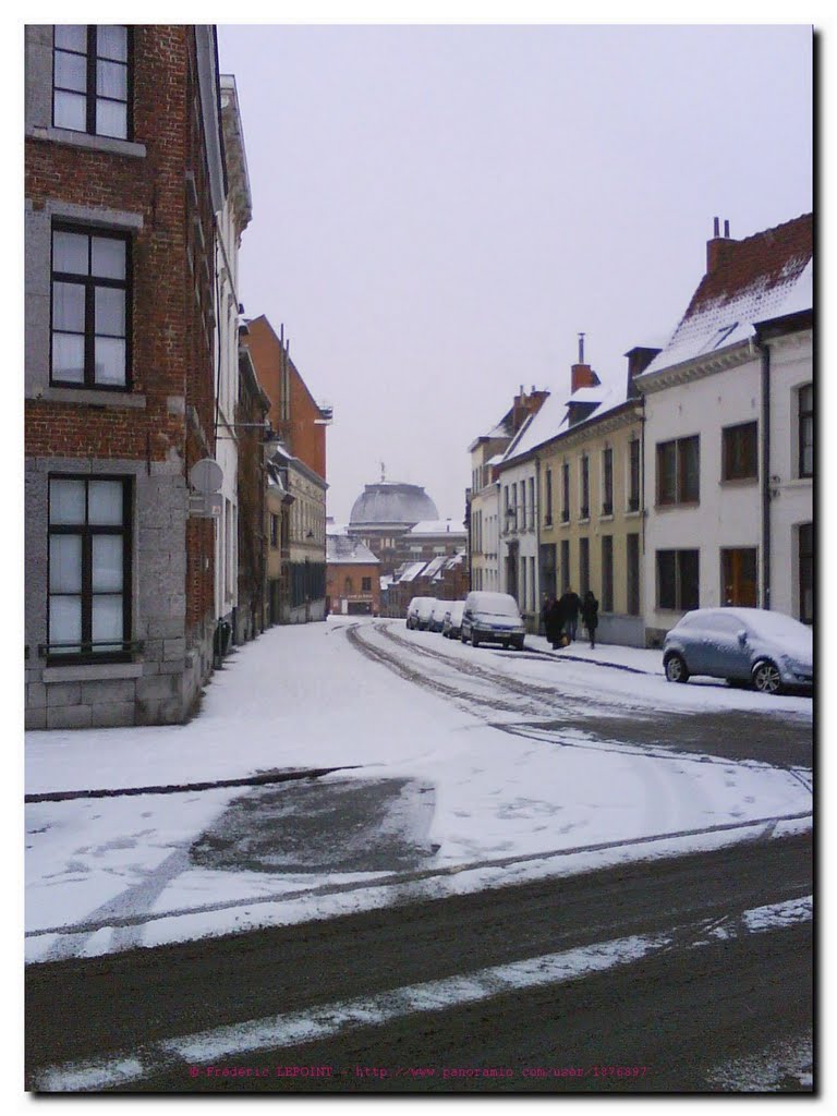 langle de la Rue du Parc et de la Rue des Combattants - Mons