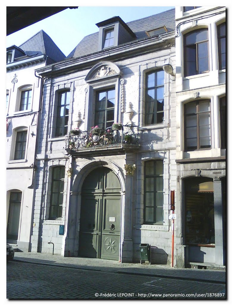 Mons – rue d’Havré - Refuge de l’Abbaye d’Aulne