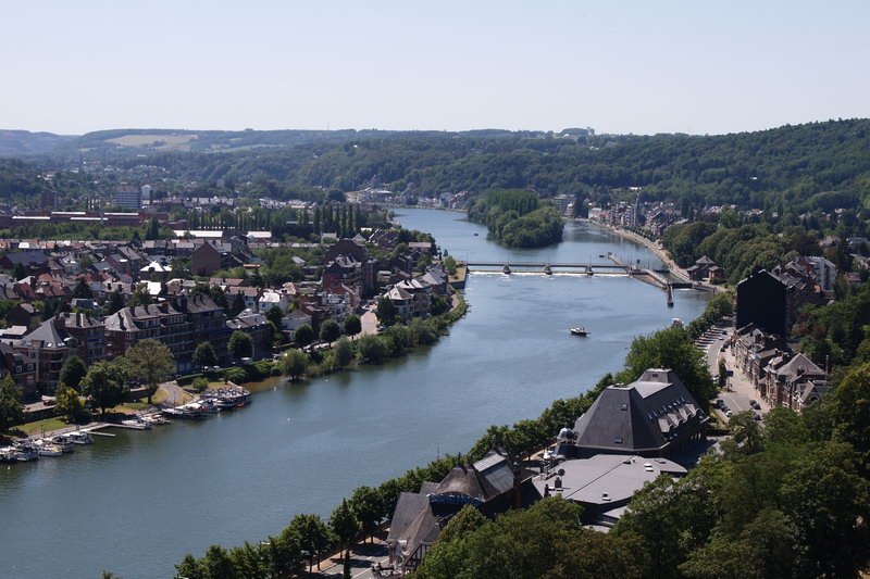 Namur - Meuse (Maas)  to south