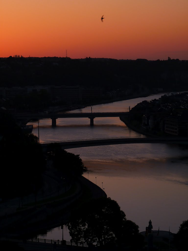 La Meuse au matin à Namur