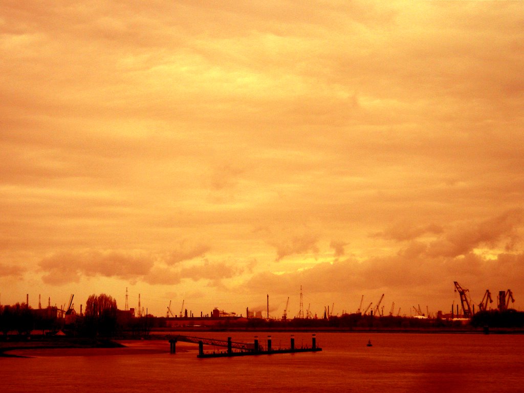 City Industy in the Morning