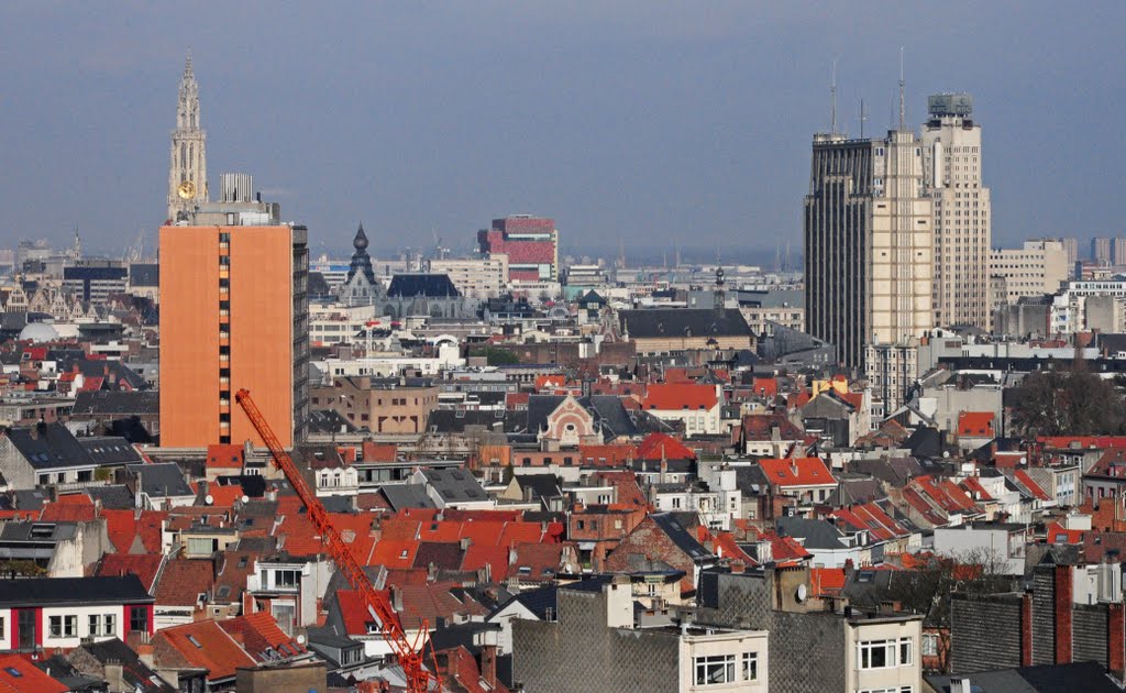 Antwerpen, Kathedraal, Boerentoren, Oudaan, MAS