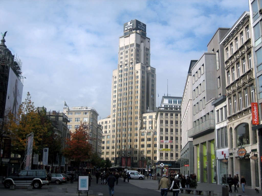 Antwerp, Belgium. De Boerentoren (Farmers Tower)