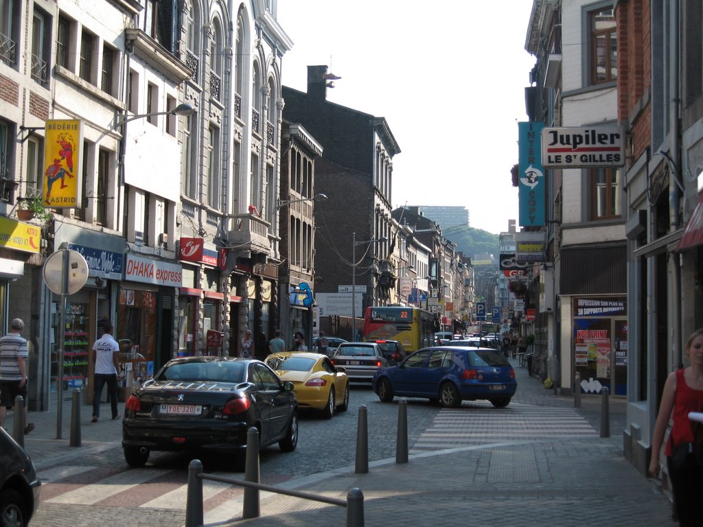Liège - Rue Saint-Gilles 18h: animation!