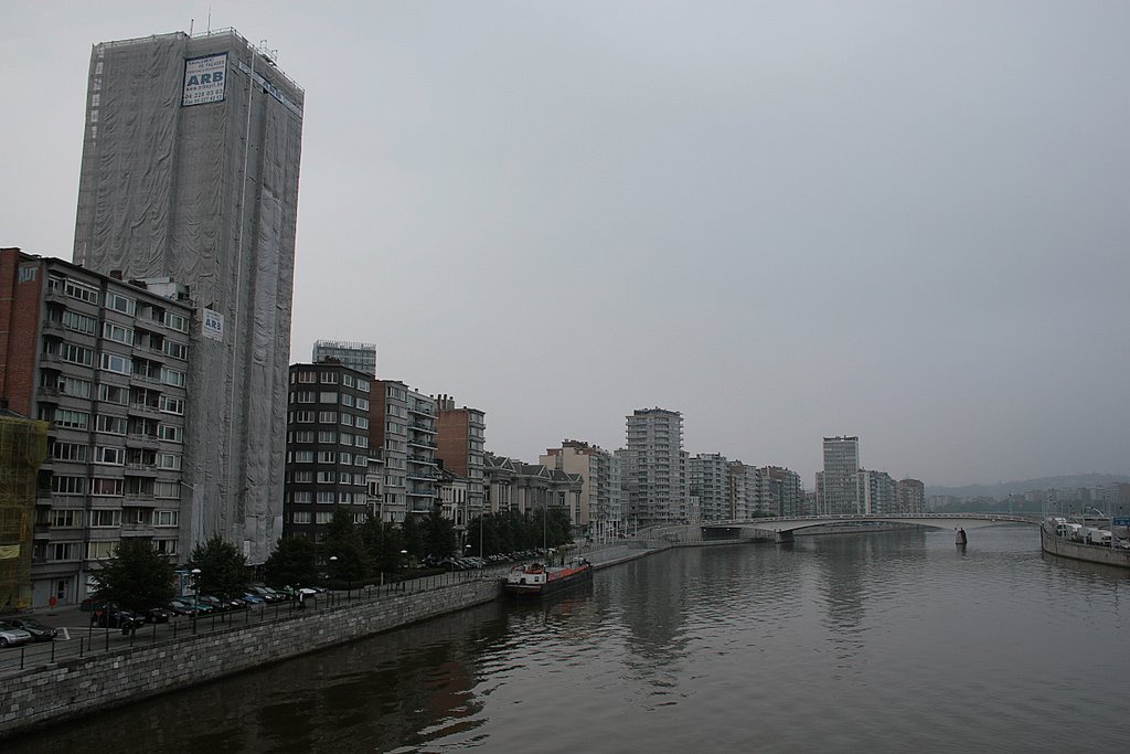 Liège. Le pont J.F. Kennedy